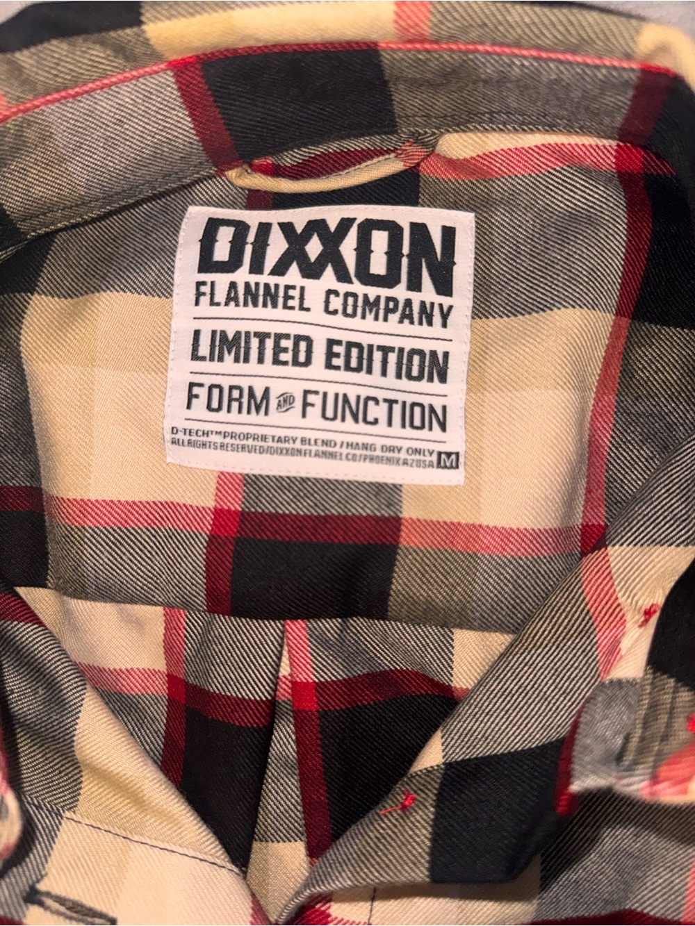 Dixxon Form And Function Flannel Women’s Medium